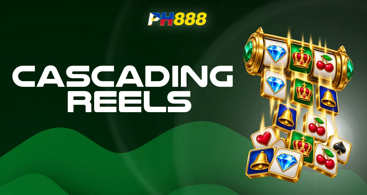 Cascading reels feature